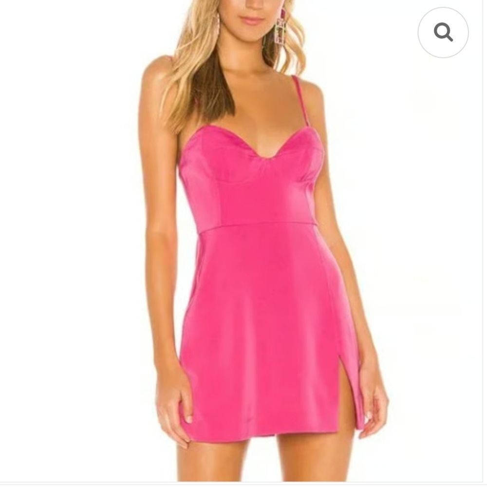 NBD By REVOLVE Monterey Cypress Mini Dress Hot Pink Size M